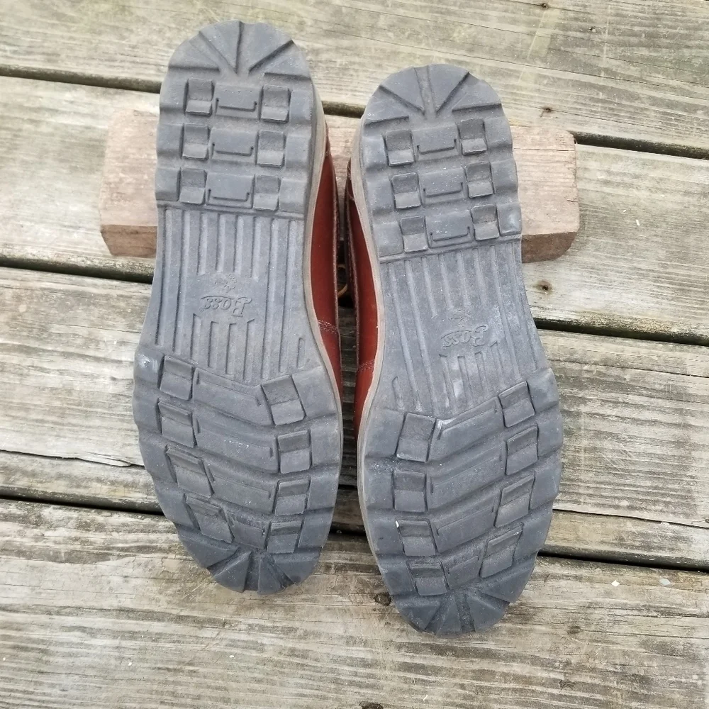 Vintage 90s y2k Bass Moc Toe‎ Moccasin Boat Shoes Waterproof Ankle Boots 9.5